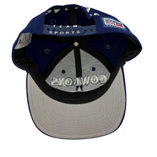 Load image into Gallery viewer, Vintage NIKE Dallas Cowboys NFL Pro Line Swoosh Snapback Hat 90s Team Sports Blue
