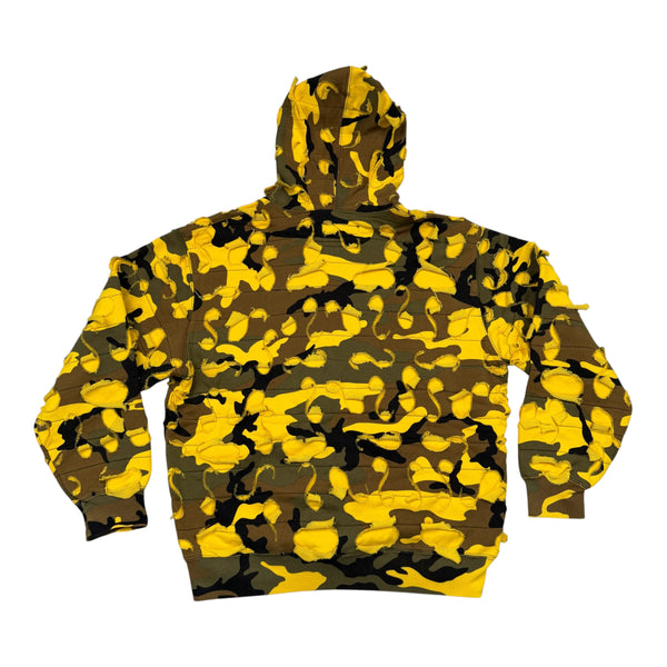 New Supreme Griffin Zip Up
Hooded Sweatshirt Yellow Camo Size Large