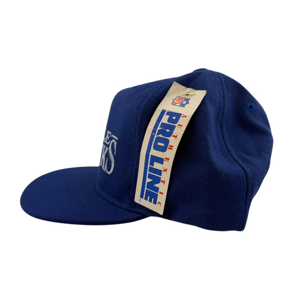Vintage ANNCO Seattle Seahawks Snapback Hat 90s W/ Tags Blue