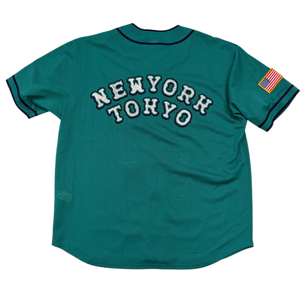 New Supreme Homerun Baseball Jersey Teal Sz Large