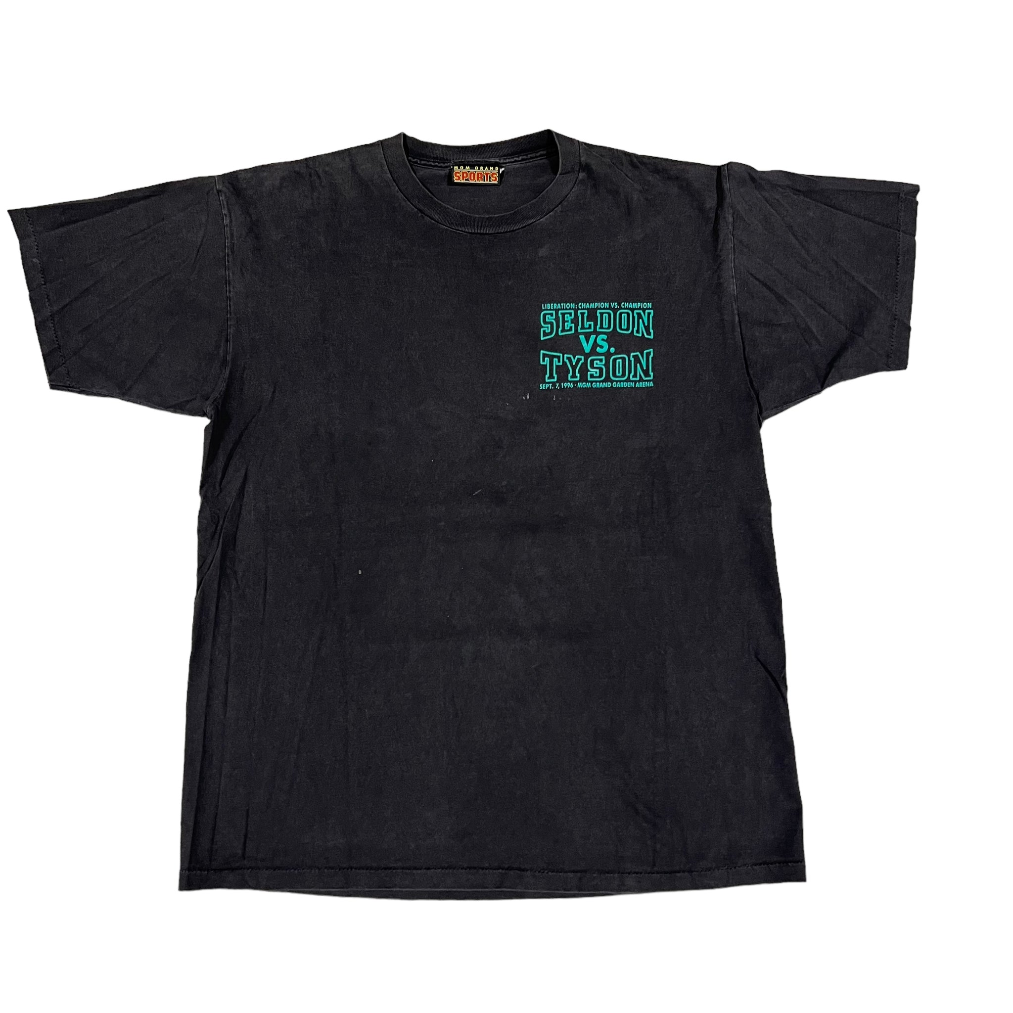 Vintage MGM GRAND SPORTS Mike Tyson Vs Bruce Seldon Fight 1996 T