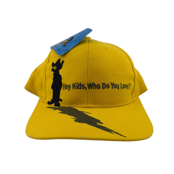 Vintage 1996 NWT Head Start The Simpsons Krusty The Clown Yellow Snapback Hat