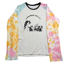 Load image into Gallery viewer, SIBERIA HILLS L/S Tie Dye Sleeve White Shirt Large
