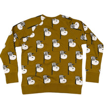 Load image into Gallery viewer, New Fucking Awesome Acid Snoopy All-Over Print Crewneck Mustard Size X-Large
