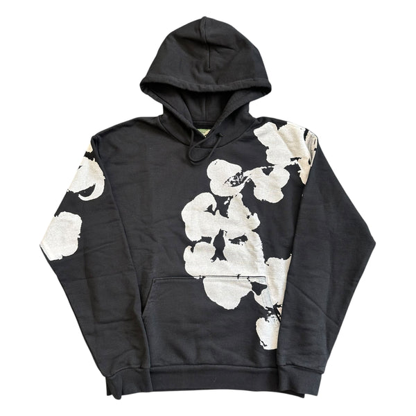 New Denim Tears Big Cotton Wreath Hoodie Black Size Medium
