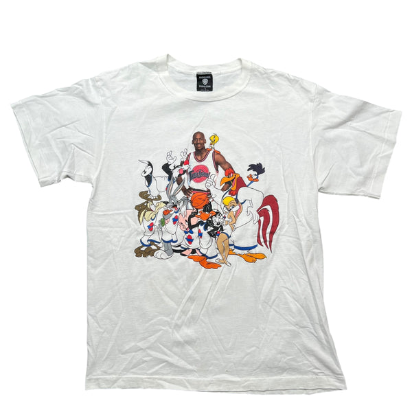 Vintage 1996 WARNER BROS Space Jam Tune Squad T Shirt Large
