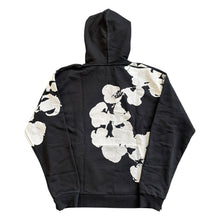 Load image into Gallery viewer, New Denim Tears Big Cotton Wreath Hoodie Black Size Medium
