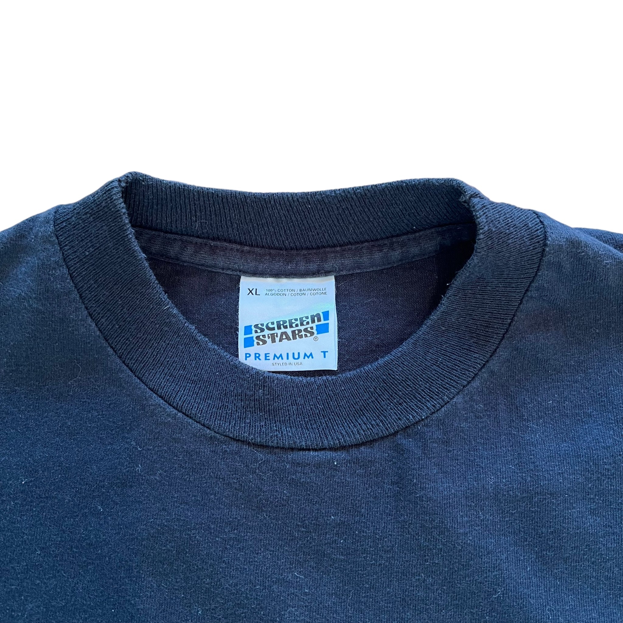 Vintage Screen Stars Faith No More Logo Long Sleeve Shirt 90s XL 
