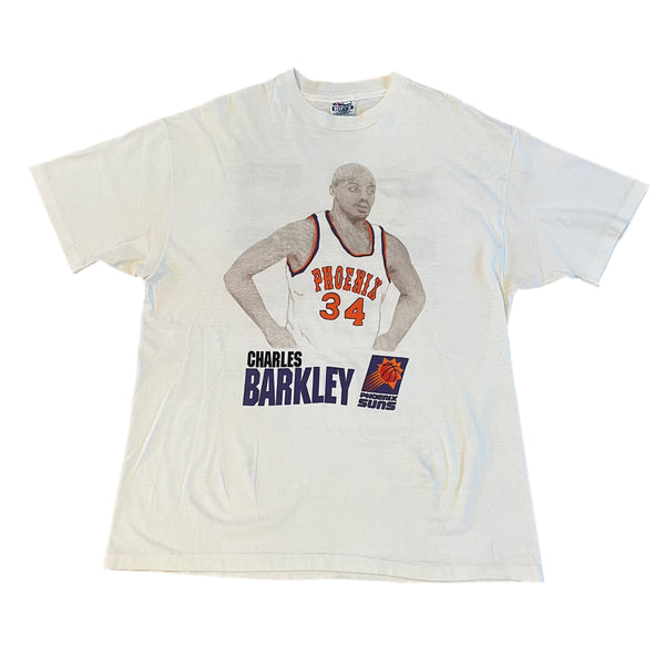 Vintage Charles Barkley Phoenix Suns Sir Charles Is Here NBA T Shirt 90s XL