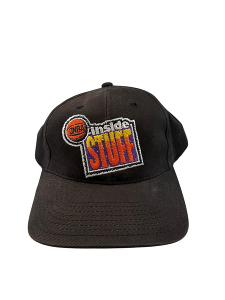 Vintage SPORTS SPECIALTIES NBA Inside Stuff Snapback Hat 90s Black