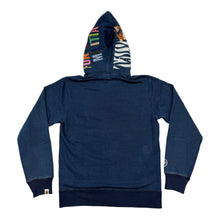 Load image into Gallery viewer, New BAPE Tiger Full Zip Hoodie Navy Size Large
