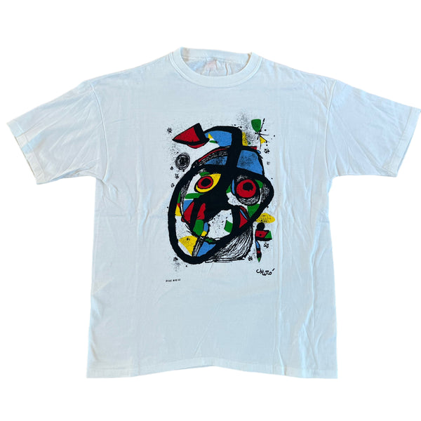 Vintage Joan Miro Impressionist 1993 Art T Shirt 90s