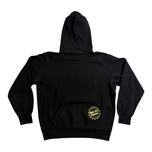 New Supreme Jamie Reid Fuck All Hooded Sweatshirt Black Size Small