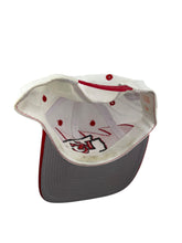Load image into Gallery viewer, Vintage LOGO 7 Kansas City Chiefs Sharktooth Snapback Hat 90s White Red
