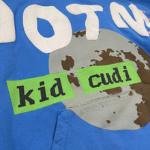 Load image into Gallery viewer, New Kid Cudi CPFM For MOTM III Life Goes By Hoodie Blue Size Medium
