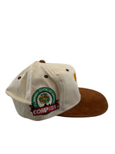 Load image into Gallery viewer, Vintage KUDZU Tennessee Volunteers CompUSA Citrus Bowl Suede Brim Snapback Hat 90s White Orange
