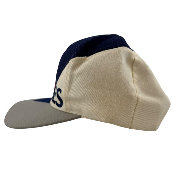 Vintage TEI New York Yankees Color Block Snapback Hat 90s Multicolor