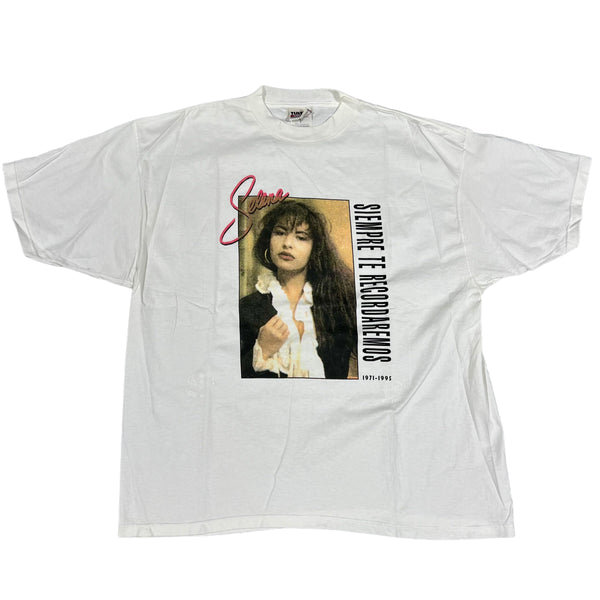 Vintage Selena Memorial Tribute Photo Shirt Tultex XL
