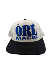 Load image into Gallery viewer, Vintage LOGO 7 Orlando Magic ORL Snapback Hat 90s White Black
