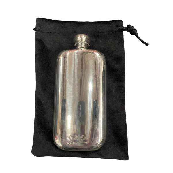 New Supreme 3 oz. Pewter Flask Silver