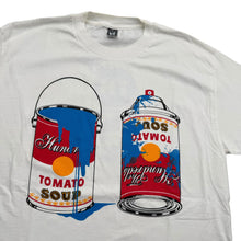 Load image into Gallery viewer, Vintage THE HUNDREDS Warhol Tomato Soup Shirt White Large
