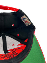 Load image into Gallery viewer, Vintage LOGO ATHLETIC Kansas City Chiefs Sharktooth Snapback Hat 90s Black Red
