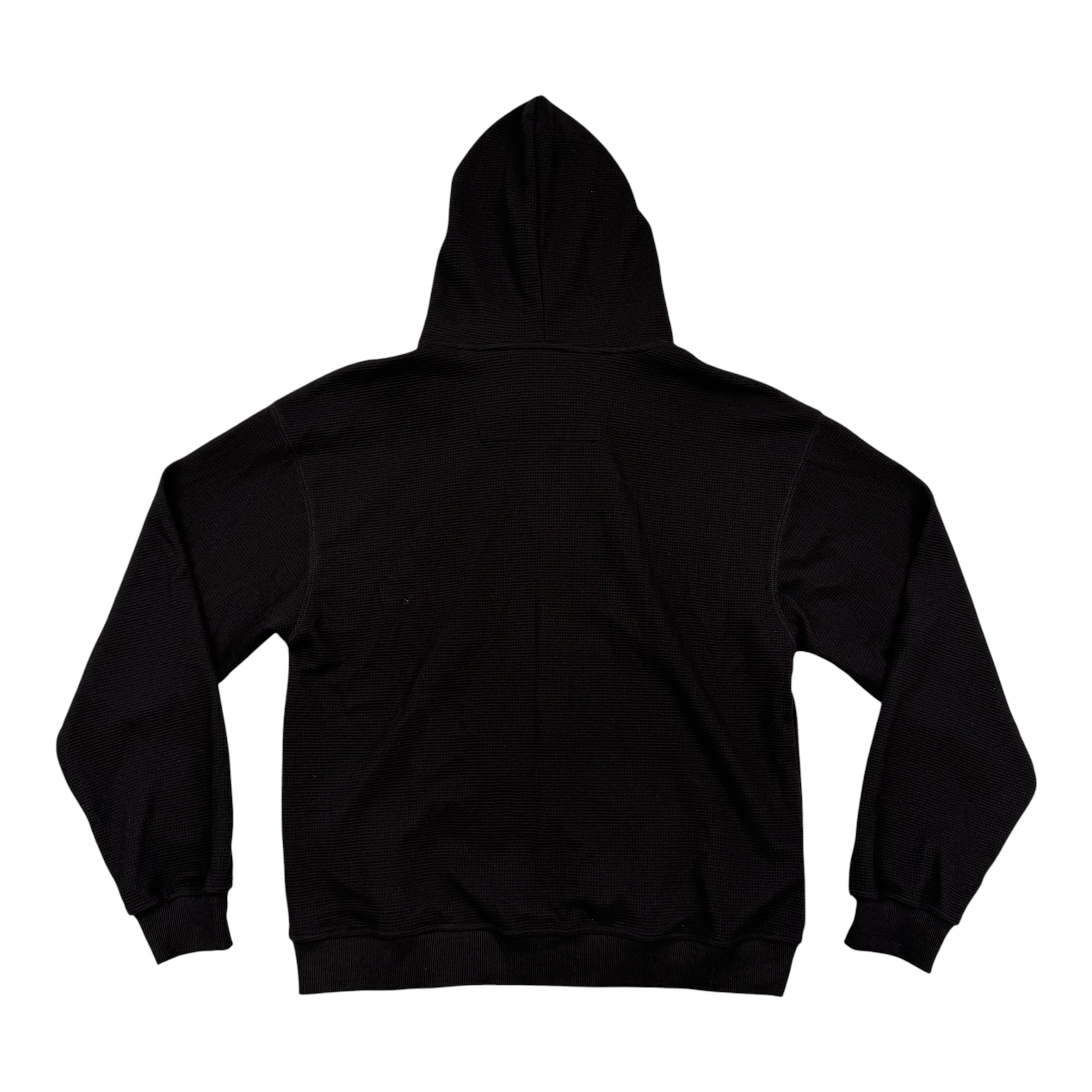 New Carpet Company C-Star Thermal Zip Hoodie Black Size Small