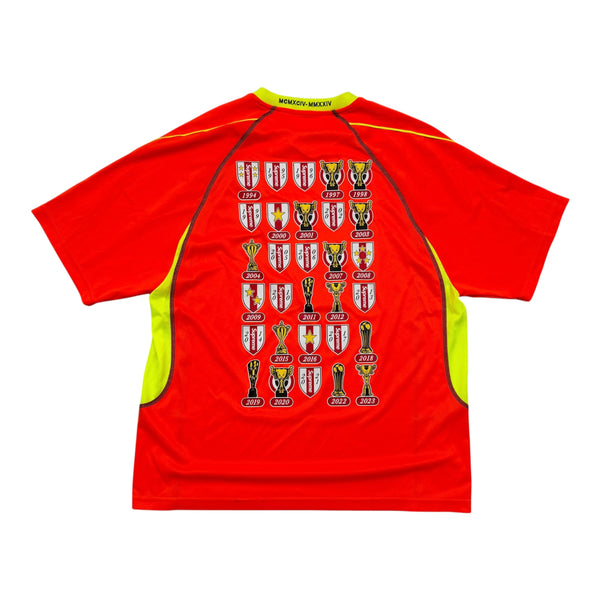 New Supreme Jacquard Soccer Jersey Orange Size Medium