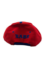 Load image into Gallery viewer, Vintage LOGO 7 Montreal Canadiens Habs Snapback Hat 90s Red Blue NWT
