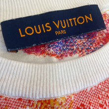 Load image into Gallery viewer, LOUIS VUITTON Knitted Watercolor Monogram T Shirt 2021 S
