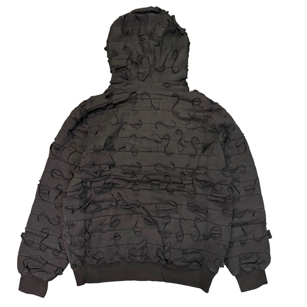 NEW Supreme Griffin Zip Up Hooded Sweatshirt Black Sz Large