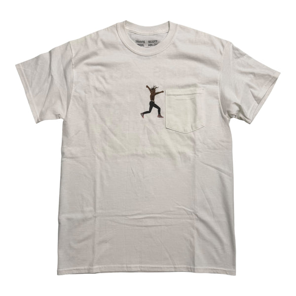 New Travis Scott x Virgil Abloh Astroworld By A Thread Tee White Sz M