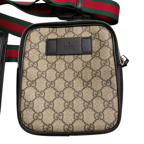 Gucci GG Supreme Web Double Belt Bag One Size