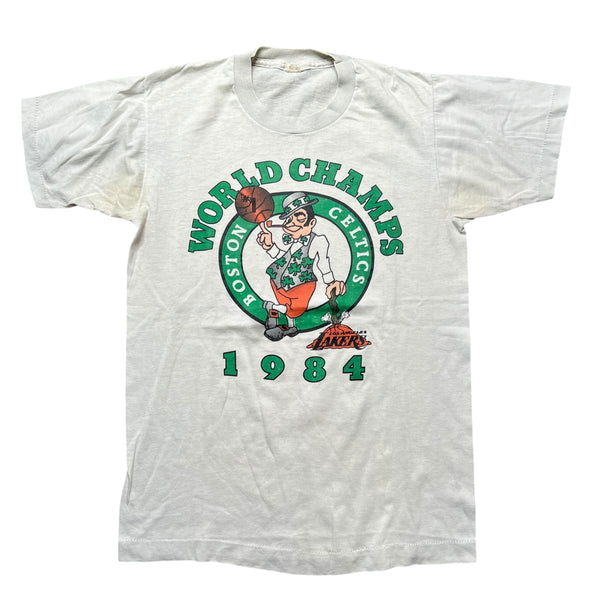 Vintage 1984 SCREEN STARS Boston Celtics World Champs T Shirt Small