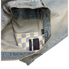 Load image into Gallery viewer, Louis Vuitton Wide Leg Fit Denim Pants Light Blue Sz 34
