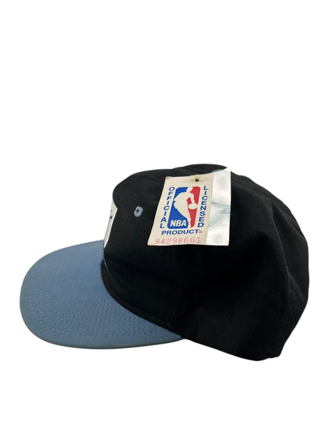 Vintage AJD Cleveland Cavaliers Snapback Hat 90s Black Blue NWT