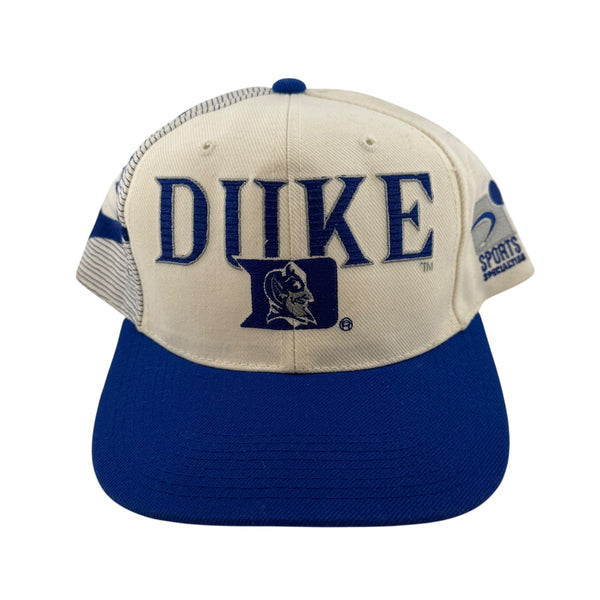 Vintage Sports Specialties Duke Blue Devils Laser 90s Snapback Hat Multicolor