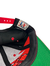 Load image into Gallery viewer, Vintage LOGO ATHLETIC Kansas City Chiefs Sharktooth Snapback Hat 90s Black Red
