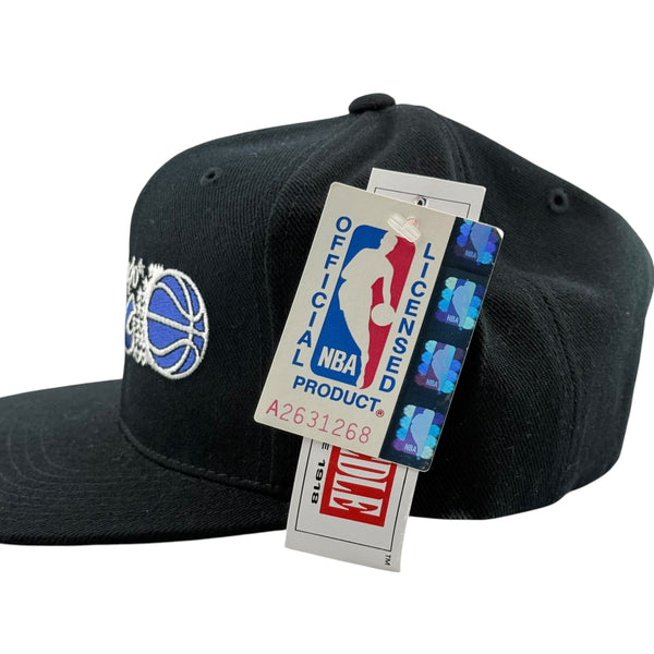 Vintage AMERICAN NEEDLE Orlando Magic Snapback Hat 90s Black NWT