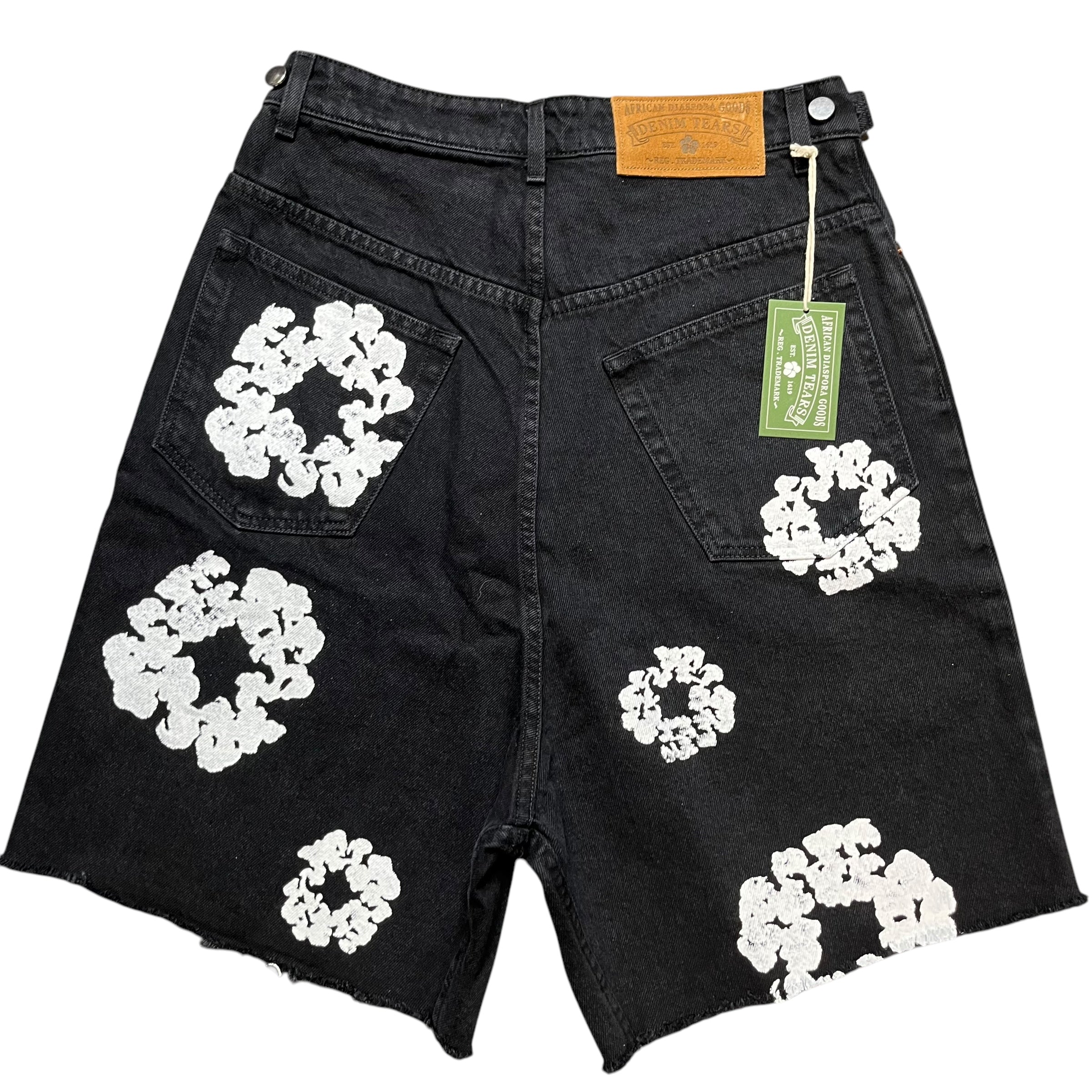 NEW Denim Tears Jean Shorts Black Sz S – Reset Web Store