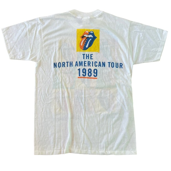 Vintage Rockwave by Brockum Rolling Stones 1989 Steel Wheels Tour Shirt Deadstock New NWT XL