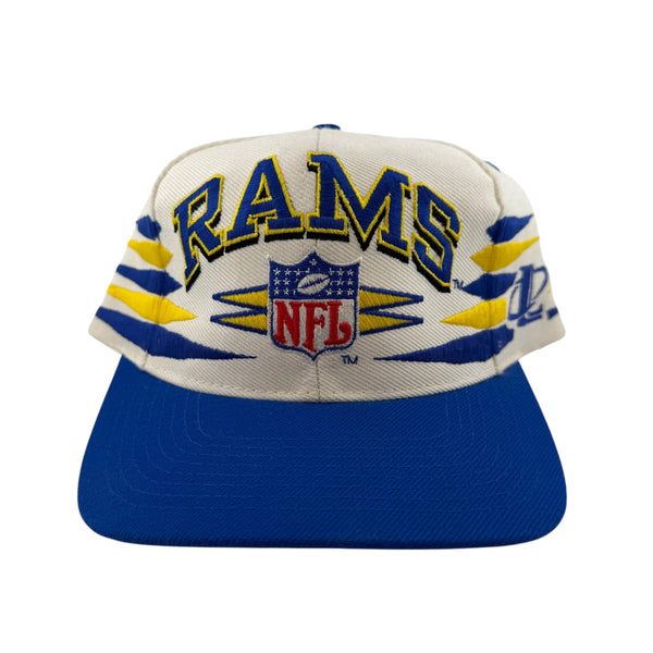 Vintage Logo Athletic St Louis Rams Diamond 90s Snapback Hat