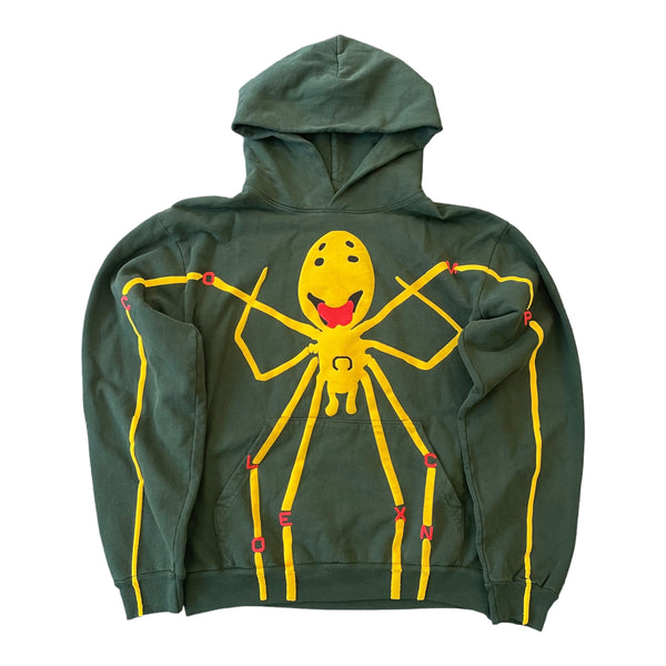 Cactus Plant Flea Market CPFM x Complexcon Smiley Spider Hoodie Green