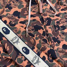Load image into Gallery viewer, New BAPE x MCM Camo Full Zip Hoodie Cognac Sz XL
