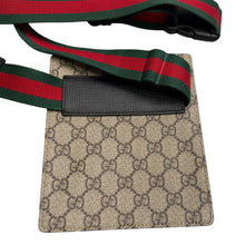 Load image into Gallery viewer, Gucci GG Supreme Web Double Belt Bag One Size
