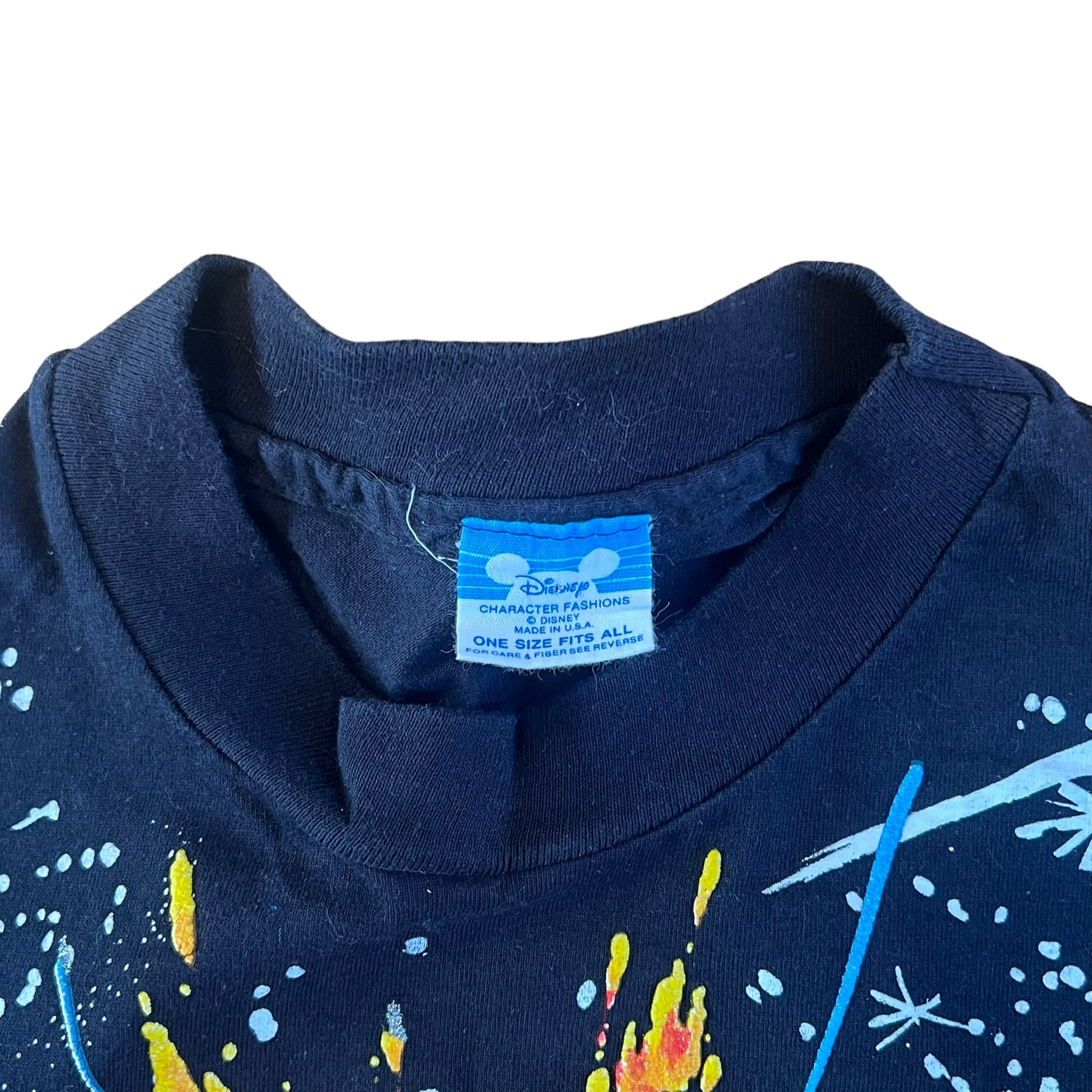 Vintage DISNEY Star Tours AOP All Over Print Disneyland T Shirt