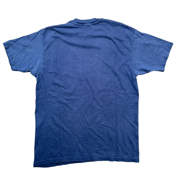 Vintage HANES UConn University of Connecticut Huskies Sweet 16 NCAA Midwest Regional 1991 College Basketball T Shirt 90s Blue XL