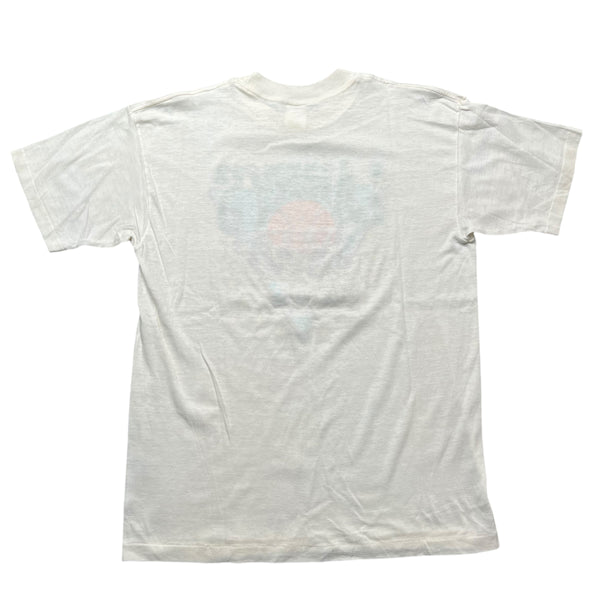 Vintage LOGO 7 Larry's Game Larry Bird T Shirt 80s White