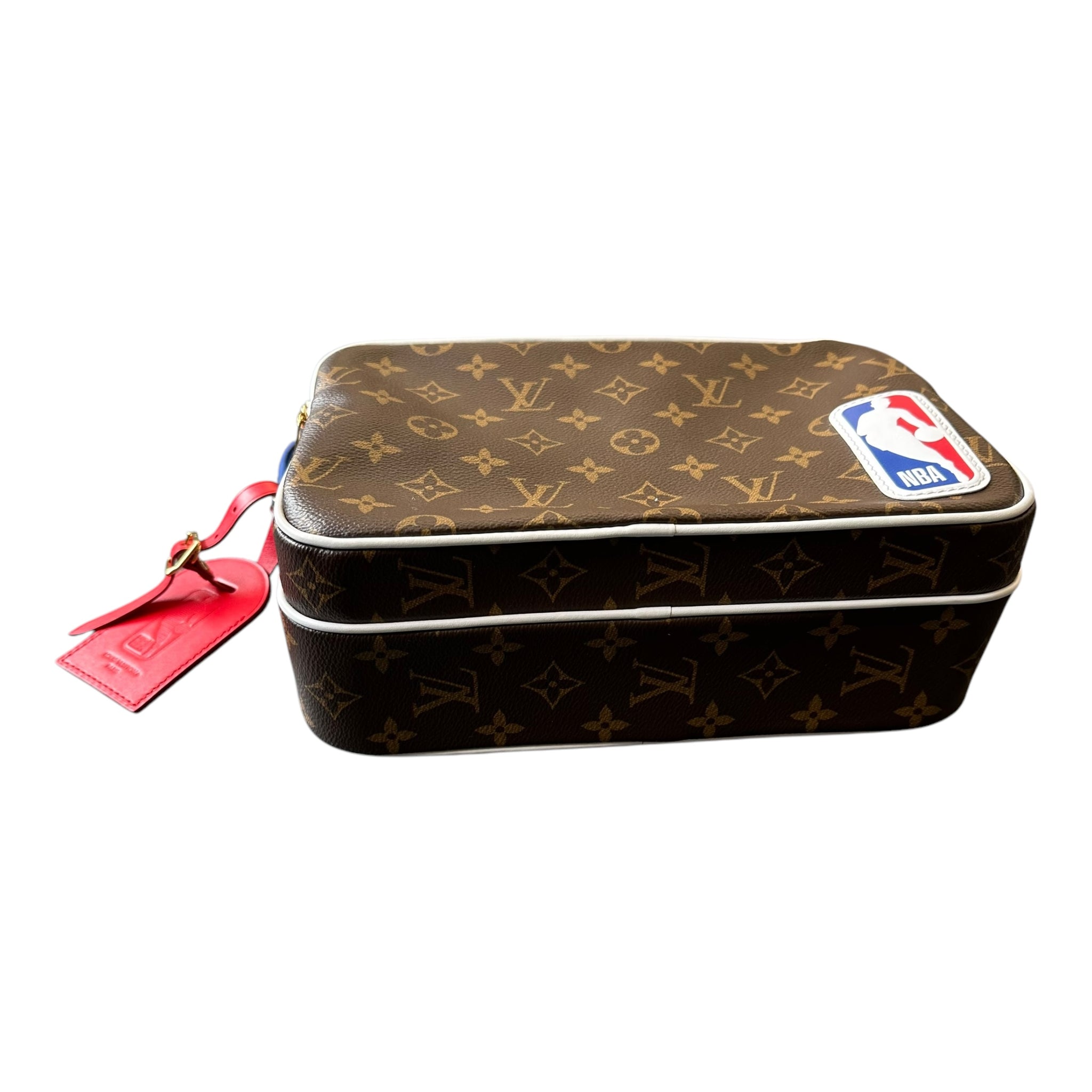 LOUIS VUITTON×NBA Louis Vuitton Keepall Bandouliere 55 NBA LV Blue Basketball