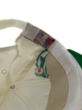 Load image into Gallery viewer, Vintage SPORTS SPECIALTIES Miami Dolphins Laser Shadow Snapback Hat 90s White Teal NOS
